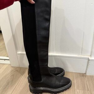 Stuart Weitzman Black Over the Knee Boots